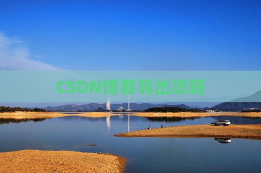 CSDN博客导出攻略
